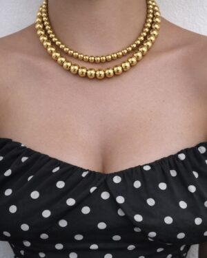 Ketting Bubble Klein Goud