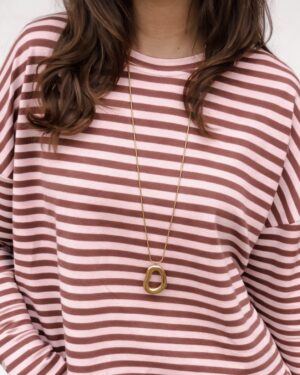 Lange Ketting Oval Goud