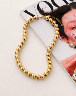 Ketting Bubble Middel Goud