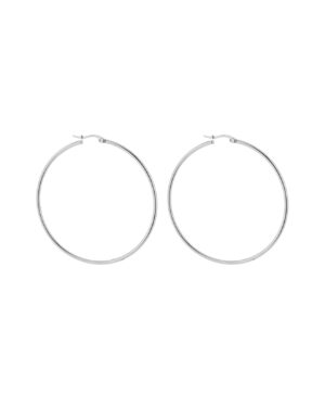 Hoops O006 Middel Zilver