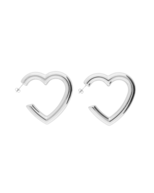 Hoops O004 Hart Zilver