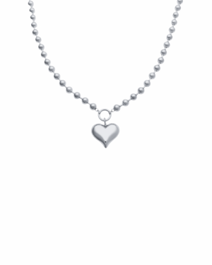 Ketting K024 Hartje Zilver