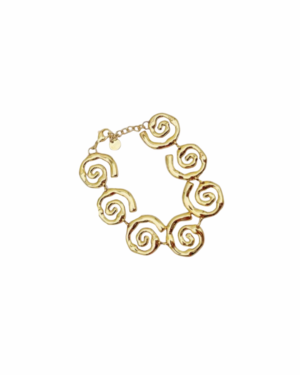 Armband A008 Swirl Goud